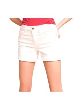 Anthropologie Pilcro & the Letterpress Script white denim shorts Size 28